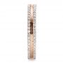 18k Rose Gold 18k Rose Gold Women's Diamond Eternity Band - Side View -  100118 - Thumbnail