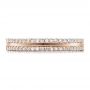 14k Rose Gold 14k Rose Gold Women's Diamond Eternity Band - Top View -  100118 - Thumbnail