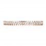 14k Rose Gold 14k Rose Gold Women's Diamond Eternity Band - Top View -  100131 - Thumbnail