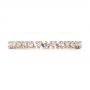 14k Rose Gold 14k Rose Gold Women's Diamond Eternity Band - Top View -  100142 - Thumbnail