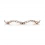 18k Rose Gold 18k Rose Gold Women's Diamond Eternity Band - Top View -  100150 - Thumbnail