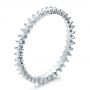  Platinum Platinum Women's Diamond Eternity Band - Three-Quarter View -  100130 - Thumbnail