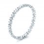  Platinum Platinum Women's Diamond Eternity Band - Three-Quarter View -  100142 - Thumbnail