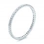  Platinum Platinum Women's Diamond Eternity Band - Three-Quarter View -  100275 - Thumbnail