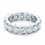  Platinum Women's Diamond Eternity Band - Flat View -  101361 - Thumbnail