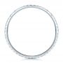 18k White Gold Women's Diamond Eternity Band - Front View -  100118 - Thumbnail