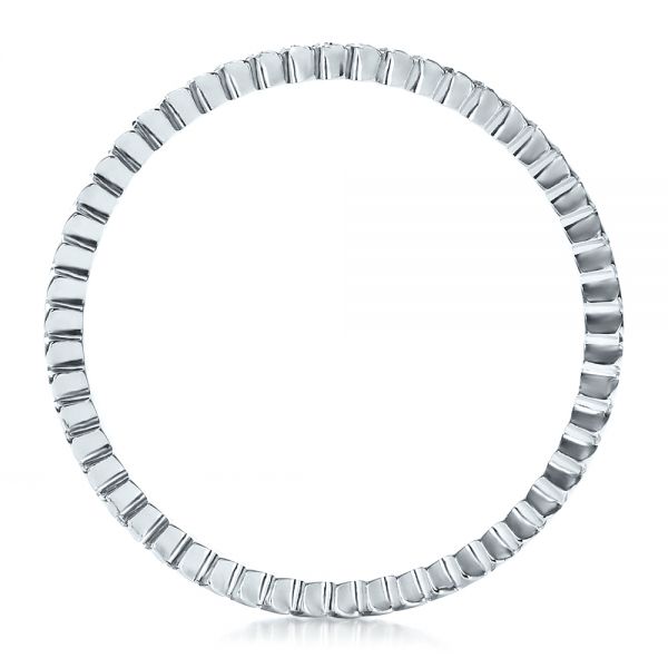  Platinum Platinum Women's Diamond Eternity Band - Front View -  100131