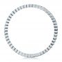 18k White Gold Women's Diamond Eternity Band - Front View -  100131 - Thumbnail