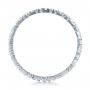 18k White Gold Women's Diamond Eternity Band - Front View -  100142 - Thumbnail