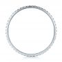 18k White Gold Women's Diamond Eternity Band - Front View -  100275 - Thumbnail