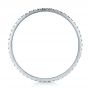 18k White Gold Women's Diamond Eternity Band - Front View -  100275 - Thumbnail