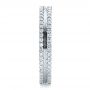 18k White Gold Women's Diamond Eternity Band - Side View -  100118 - Thumbnail