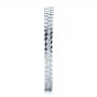 18k White Gold Women's Diamond Eternity Band - Side View -  100131 - Thumbnail