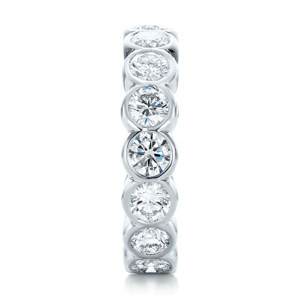  Platinum Women's Diamond Eternity Band - Side View -  101361