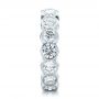  Platinum Women's Diamond Eternity Band - Side View -  101361 - Thumbnail