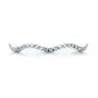 18k White Gold Women's Diamond Eternity Band - Top View -  100150 - Thumbnail