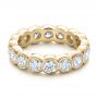 18k Yellow Gold 18k Yellow Gold Women's Diamond Eternity Band - Flat View -  101361 - Thumbnail