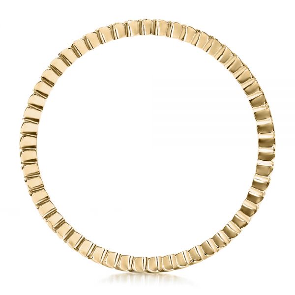14k Yellow Gold 14k Yellow Gold Women's Diamond Eternity Band - Front View - 100131
