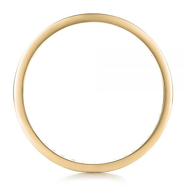 14k Yellow Gold 14k Yellow Gold Women's Diamond Eternity Band - Front View - 100132