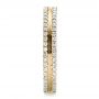 14k Yellow Gold 14k Yellow Gold Women's Diamond Eternity Band - Side View -  100118 - Thumbnail