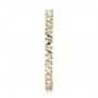18k Yellow Gold 18k Yellow Gold Women's Diamond Eternity Band - Side View -  100142 - Thumbnail