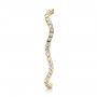 14k Yellow Gold 14k Yellow Gold Women's Diamond Eternity Band - Side View -  100150 - Thumbnail