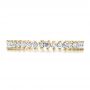 18k Yellow Gold 18k Yellow Gold Women's Diamond Eternity Band - Top View -  100130 - Thumbnail