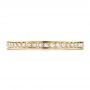 18k Yellow Gold 18k Yellow Gold Women's Diamond Eternity Band - Top View -  100132 - Thumbnail