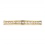 18k Yellow Gold 18k Yellow Gold Women's Diamond Eternity Band - Top View -  100132 - Thumbnail