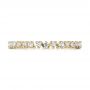 14k Yellow Gold 14k Yellow Gold Women's Diamond Eternity Band - Top View -  100142 - Thumbnail