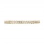 14k Yellow Gold 14k Yellow Gold Women's Diamond Eternity Band - Top View -  100275 - Thumbnail