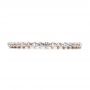 18k Rose Gold 18k Rose Gold Women's Diamond Tension Set Eternity Band - Top View -  100137 - Thumbnail
