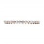 18k Rose Gold 18k Rose Gold Women's Diamond Tension Set Eternity Band - Top View -  100137 - Thumbnail