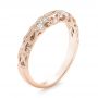 14k Rose Gold Women's Diamond Wedding Band