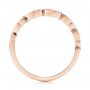 18k Rose Gold 18k Rose Gold Women's Diamond Wedding Band - Front View -  103069 - Thumbnail