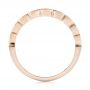 18k Rose Gold 18k Rose Gold Women's Diamond Wedding Band - Front View -  103070 - Thumbnail