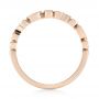 14k Rose Gold 14k Rose Gold Women's Diamond Wedding Band - Front View -  103074 - Thumbnail