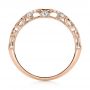 14k Rose Gold 14k Rose Gold Women's Diamond Wedding Band - Front View -  103111 - Thumbnail