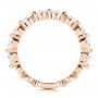 18k Rose Gold 18k Rose Gold Women's Diamond Wedding Band - Front View -  106314 - Thumbnail