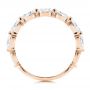 18k Rose Gold 18k Rose Gold Women's Diamond Wedding Band - Front View -  106316 - Thumbnail