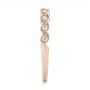 14k Rose Gold 14k Rose Gold Women's Diamond Wedding Band - Side View -  103070 - Thumbnail
