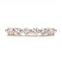 14k Rose Gold 14k Rose Gold Women's Diamond Wedding Band - Top View -  106314 - Thumbnail