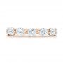 14k Rose Gold 14k Rose Gold Women's Diamond Wedding Band - Top View -  106316 - Thumbnail