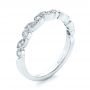  Platinum Platinum Women's Diamond Wedding Band - Three-Quarter View -  103069 - Thumbnail