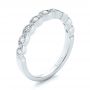  Platinum Platinum Women's Diamond Wedding Band - Three-Quarter View -  103070 - Thumbnail
