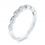  Platinum Platinum Women's Diamond Wedding Band - Three-Quarter View -  103071 - Thumbnail