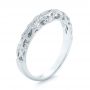  Platinum Platinum Women's Diamond Wedding Band - Three-Quarter View -  103111 - Thumbnail