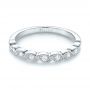  Platinum Platinum Women's Diamond Wedding Band - Flat View -  103070 - Thumbnail