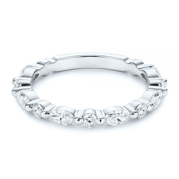  Platinum Platinum Women's Diamond Wedding Band - Flat View -  106315