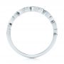 18k White Gold 18k White Gold Women's Diamond Wedding Band - Front View -  103069 - Thumbnail